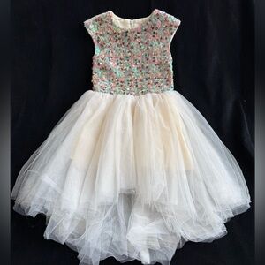 Sequin Floral Tulle Dress